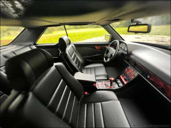 1:18 Mercedes 560 SEC AMG C126 Coupe / WideBody Black-Edition